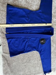 Jiu Jitsu Jacket No Belt Or Pants Royal Blue Size M4 Used Good Condition,