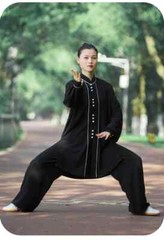 Tai Chi Uniforms Kung Fu Clothing Martial Arts Clothes Wushu Wrinkle Free Blue