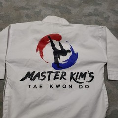 BMA Taekwondo Uniform Youth 000 White Master Kims V-Neck