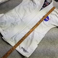 Jiu jitsu Gi Sanabul NASA A0 RARE White Space MMA TOP ONLY SEE DESC