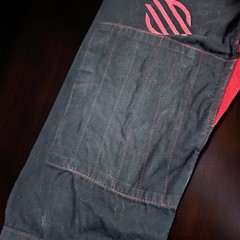 Sanabul Kids BJJ Gi A0 Black Red Marcelo Mafra Patch Brazilian Jiu Jitsu Uniform