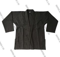 Black Brazilian jiu jitsu Gi Blank with high quality Pearl weave fabric A4 size