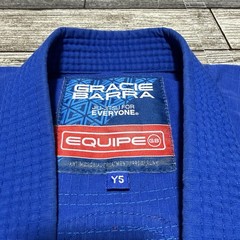 Gracie Barra Equipe Gi Youth Y5 Blue MMA Jiu Jitsu Lite (Top Only) READ