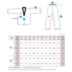 Mooto Uniform Gi Dobok V TaeKwonDo TKD Training Competition KTA WT Logo Black