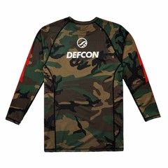 Shoyoroll x Defcon Camo Rash Guard LS & Training Fitted Shorts Bjj No Gi MMA Set