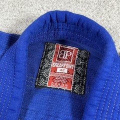 Jiu Jitsu Gi A2 Blue Training Breakpoint Grappling Martial Arts MMA Top No Belt