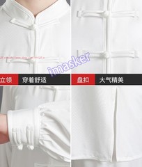 Unisex Tai Chi Suit Morning Exercise Uniform Cotton Kung Fu wushu Clothing Suit