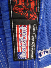 Breakpoint Gi Coat Jacket Adult A3 Blue BJJ Cotton Brazilian Jiu-Jitsu Team USA