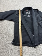 Origin Jiu Jitsu Gi Youth 7/8 Black Contrast Stitching Martial Arts Kimono