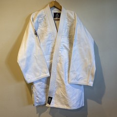 Gracie Jiu-Jitsu Official Gi 6/190 White Jacket 100% Cotton