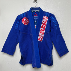 Gracie Barra Gi Top Unisex A0 Blue Jiu Jitsu BJJ Kimono Uniform