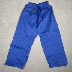 GTMA BJJ Jui Jitsu Gi Pants YOUTH Blue Brzilian Jiu Jitsu Drawstring Straight