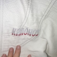 Future Kimonos Black Hybrid BJJ Gi Jacket Top, White A3 Adult Unisex