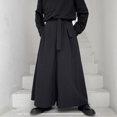 Men Hakama Harajuku Kimono Samurai Pants Men Casual Wide Pants Men Chinese Style