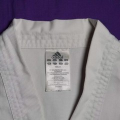 Adidas World Taekwondo Federation Uniform Gi Top Shirt 150cm White