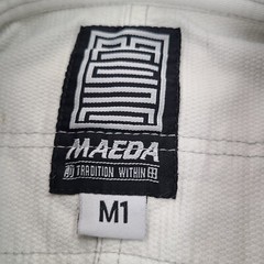 Maeda Gi Adult M1 White BJJ Ju Jitsu MMA Indoors Tradition Within