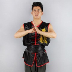 Sleeveless Kung Fu Taichi Uniform Martial Arts Suit Changquan Nanquan Outfit Hot