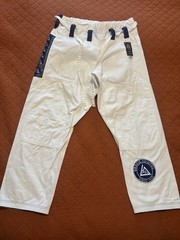 Gracie Jiujitsu Classic Gi Size A0 Excellent Preowned
