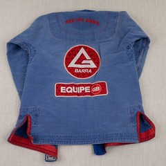 Gracie Barra Storm Gi Jacket Adult A1 Blue (READ) Blue Jiu Jitsu Pro Lite Aero
