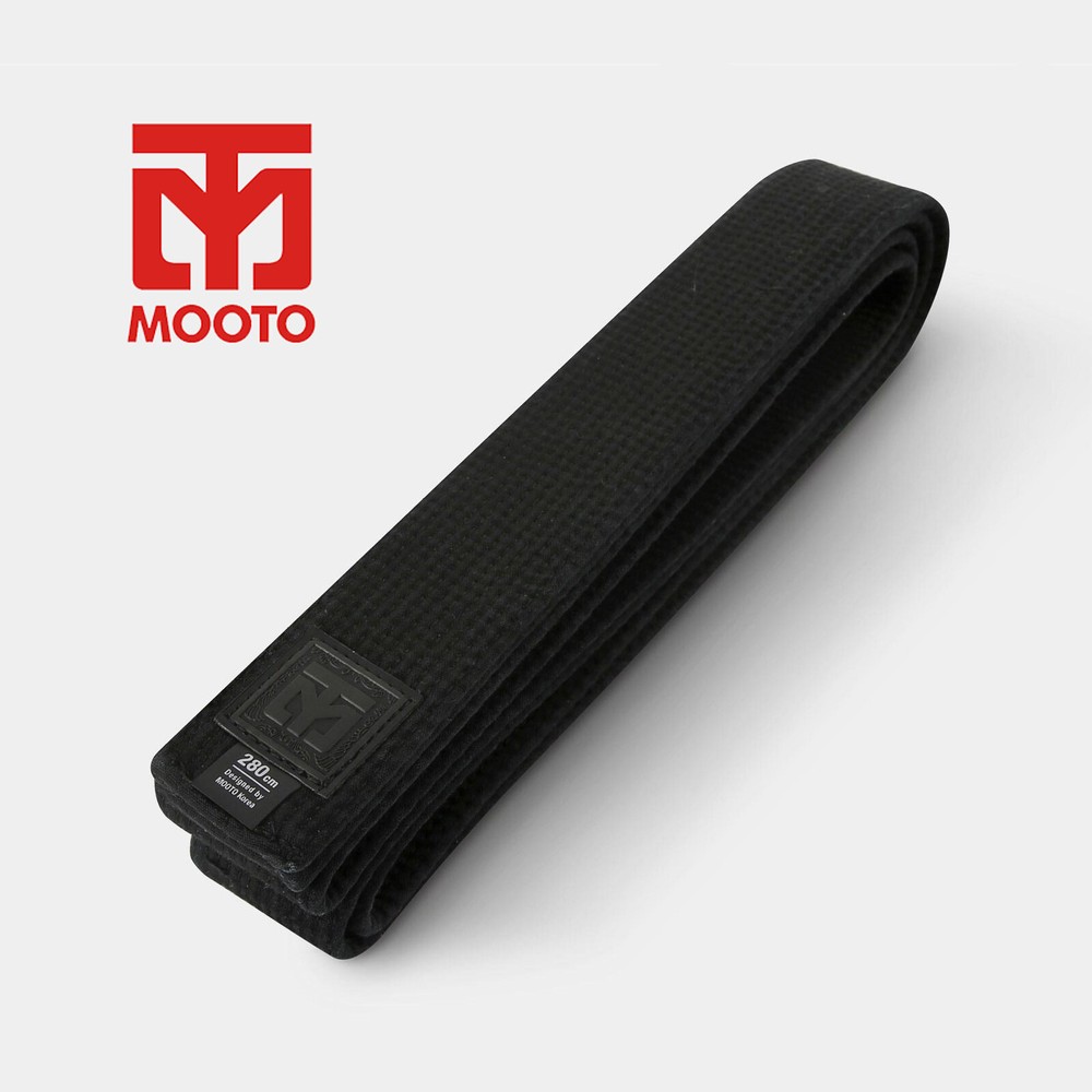 Double Wrap Mooto Black Belt TaeKwonDo TKD Hapkido Karate Judo Aikido Jiu Jitsu
