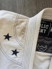 jiu jitsu gi a2 public enemy white with black