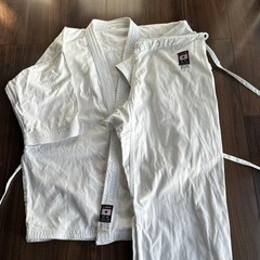 Karate Gi Uniform Set Kata Practice Dogi With White Band Used Made In Japan