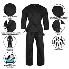 Martial Arts Karate uniform lightweight kids and adult training Gi MMA Fighter
