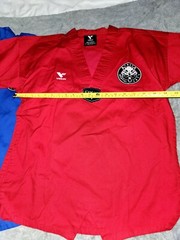 LOT of 2 Vision DXV Taekwondo Uniform Tops Size 2 True Martial Arts W/ Back Logo