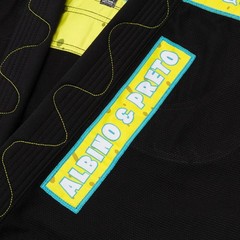 A&P Albino and Preto Spongebob 2 JiuJitsu Brazilian Uniform MMA Kimono BJJ GI