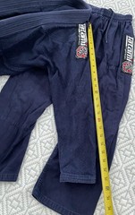 Tatami Fightwear Nova BJJ Boys Blue Gi Brazilian Jiu Jitsu Kimono Pants Set M3