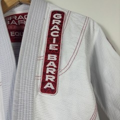 Gracie Barra Kimono/Gi Jacket Youth Size Y3 White Storm MMA Jiu Jitsu