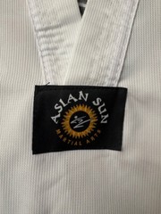 Karate Gi Kids Size 2 Asian Sun Martial Arts White Uniform Top