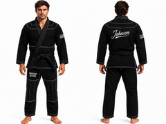 Custom BJJ Gi 450GSM Pearl Weave | Embroidery & Patches| Your Logo | A0–A6