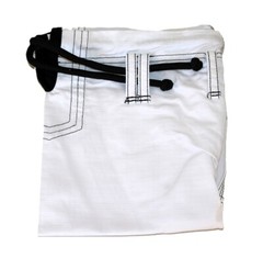 Martial Sports Premium Brazilian Jiu Jitsu Gi White/Blk Free Belt Free Shipping