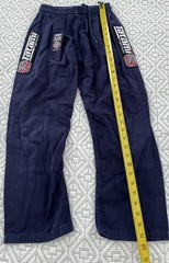 Tatami Fightwear Nova BJJ Boys Blue Gi Brazilian Jiu Jitsu Kimono Pants Set M3