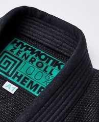 BJJ Gi Hypnotik ZenRoll [100% HEMP] BLACK (A1) (belt on request, not incl.)