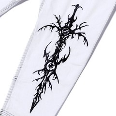Shoyoroll Tribal White JiuJitsu Kimonos BJJ Gi 450 GSM *With Bag *