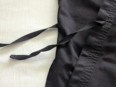 Martial Arts Robe Uniform WKSA Kuk Sool Won Korean Black Poly Cotton Size 4