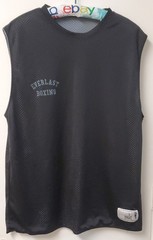 Everlast Boxing Mesh Sleeveless Pullover Vest Black/ Gray Polyester