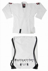 BULL TERRIER Jiu Jitsu Gi MUJD White – A1S *BRAND NEW*