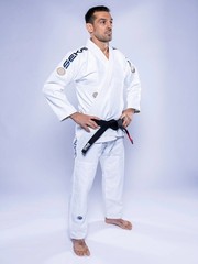 New Fuji Sports Sekai 3.0 „World” Mens Brazilian Jiu-Jitsu BJJ Gi – White/Navy B