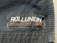 ROLLUNION Jiu Jitsu Men’s Black Gi Jacket Top – Adult A2