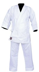 Karate Canvas Uniform Gi Suit 100% cotton white 12 oz pre wash shrunk brushed