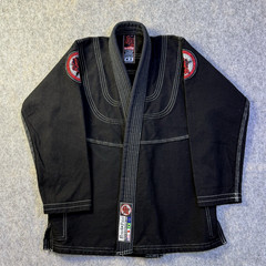 BreakPoint Jiu Jitsu Gi Kids Size K3 Black Coat Jacket BJJ Judo Martial Arts MMA