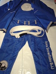 Karate Gi Martial Arts Uniform Costume Size A2 Blue Karate Dress For Adults