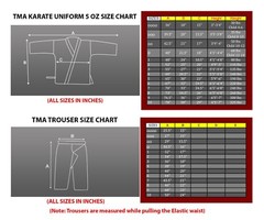 TMA 5oz Ultra Light Weight Karate Gi / Uniform White with Free Belt