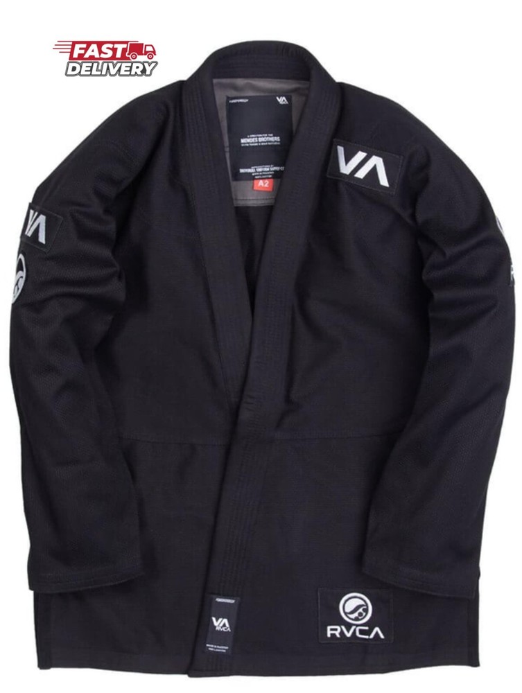 Best Selling Black Shoyoroll Batch #60 RVCA V2, 450 GSM BJJ Gi,