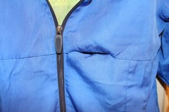 AUTHENTIC MOOTO Blue?Green Full Zip Martial Arts Windbreaker Jacket Size 140(0)