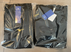 Mizuno Sauna suits Weight loss wear top and bottom set Black Training MSS-SET