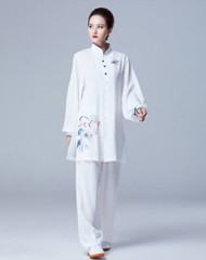 Women Tai Chi Clothes Wushu Clothing Martial Art Uniform Kung Fu Dress Long